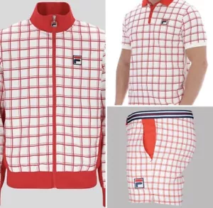Fila Vintage Björn Borg rot Tennis Set - Track Top, Polo, Shorts - UVP 165€ - Bild 1 von 9