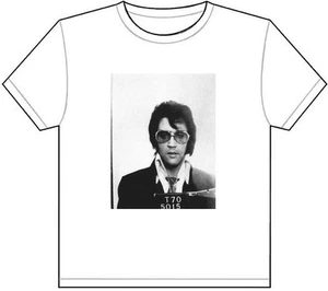 ELVIS PRESLEY PORTRAIT MUG SHOT T-SHIRT TEE PICTURE PHOTO mugshot memphis 564 - Picture 1 of 1