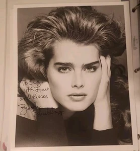 BROOKE SHIELDS foto autografo firmato 8x10  - Foto 1 di 2