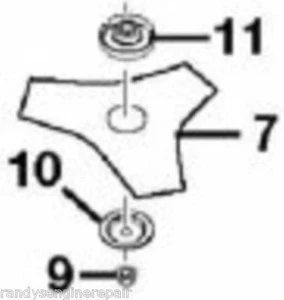 TRI ARC BLADE ASSEMBLY RYOBI 06297 D98717A - Picture 1 of 1