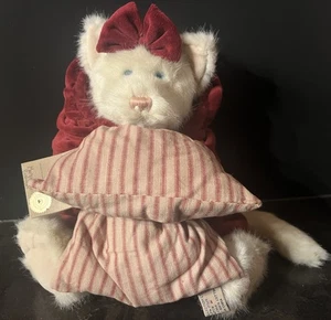 1979-1999 Boyd's 20th Anni Collection Margaux Pussyfoot Creme Katze Plüsch Handarbeit - Bild 1 von 20