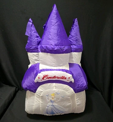 Gemmy Disney Princess Cinderella Castle Airblown Birthday Centerpiece 2' Tall  - Image 1 of 4