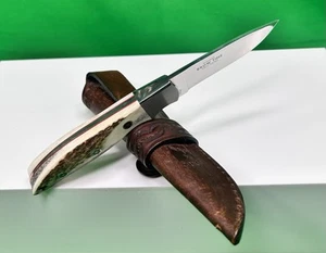 CRKT 2860 Russ Kommer Brow Tine Hunter Fixed Blade Knife With Original Sheath - Picture 1 of 12