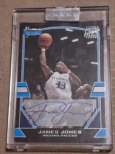 2003 JAMES JONES BOWMAN AUTOGRAPHED AUTO NBA ROOKIE CARD RC /1250 MIAMI #107 - Picture 1 of 3