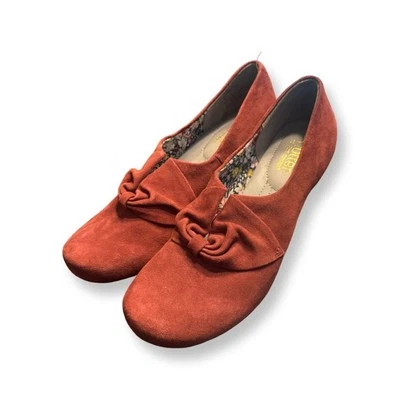 Hotter Comfort Concept Rust Suede heels 7 - Image 1 of 4