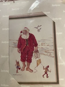 Janlynn Kreuzstich Set #153-11 Santa Day At The Beach - ungeöffnet neu - Bild 1 von 4