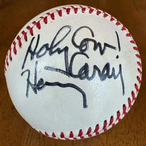 Harry Caray Holy Cow Signed Autographed National League Baseball Ball JSA LOA - Picture 1 of 8
