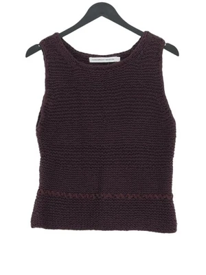 FWM (Fenn Wright Manson) Women's Jumper L Purple 100% Cotton Round Neck Vest - Image 1 of 4