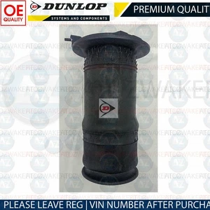 FOR RANGE ROVER 94-02 (P38A) REAR AIR SUSPENSION SPRING BAG DUNLOP OEM - Picture 1 of 1