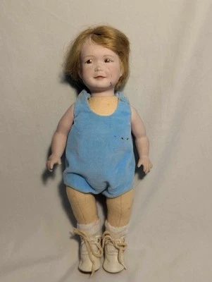 Muñeca Helen Bullard Ricky Astry 1968 11,5" porcelana y fieltro Foto 1 de 4