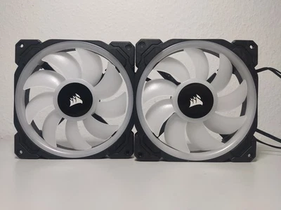 2er-Pack Corsair LL140 RGB 140mm Gehäuse Lüfter Fans *wie neu* - Bild 1 von 4