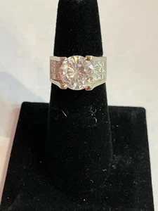 Anello di fidanzamento in oro bianco 18 kt #109411-1 MGC - Foto 1 di 6
