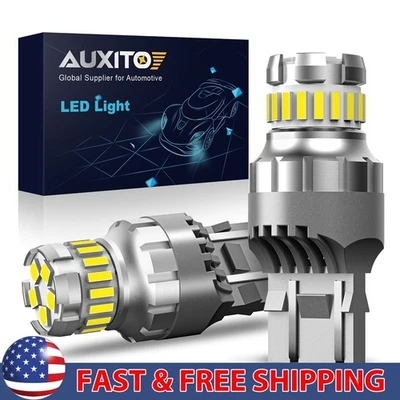 EE. UU. Auxito Blanco 7443 7440 LED Luz de circulación diurna Bombilla súper brillante Lámparas DRL Foto 1 de 4