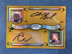 2007 Bowman Sterling Gold Alan Branch/Amobi Okoye Autograph /400 - Picture 1 of 2