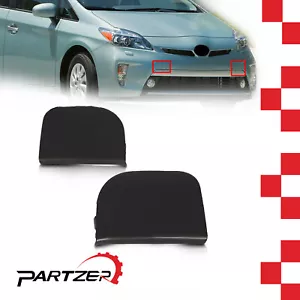 2Pcs Front Bumper Tow Hook Eye Cover Cap For 2012-2015 Toyota Prius Left & Right - Foto 1 di 11