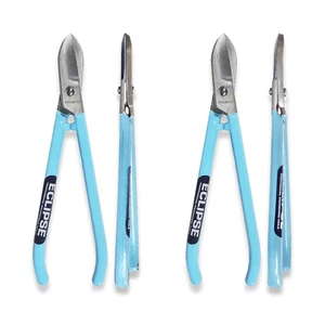 Eclipse Jewelers Snips 7" (180mm) Straight Or Curved Tin Snips From RDGTools - Picture 1 of 6