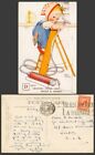 MABEL LUCIE ATTWELL 1932 Old Postcard Don't Grouse Work like Helen B. Merry 1702