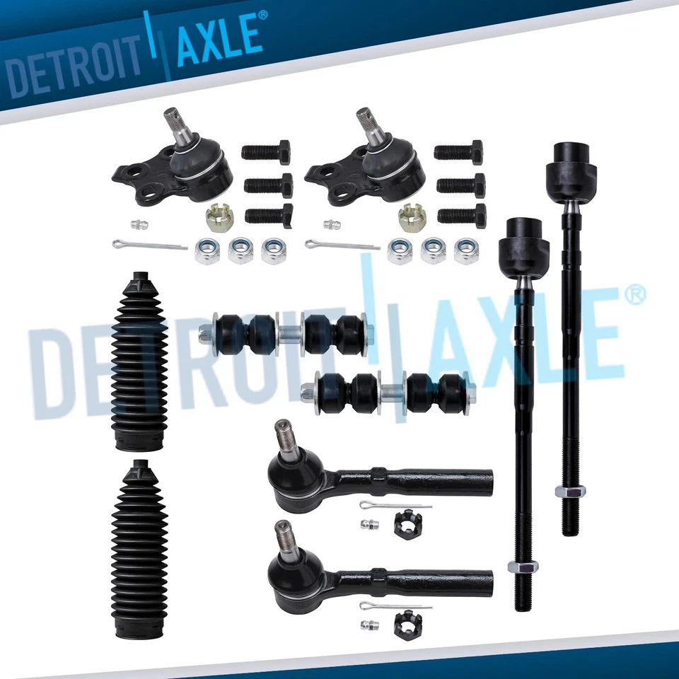 Front Inner Outer Tie Rod Lower Ball Joint for 1995-05 Pontiac Sunfire Cavalier - Image 1 of 4