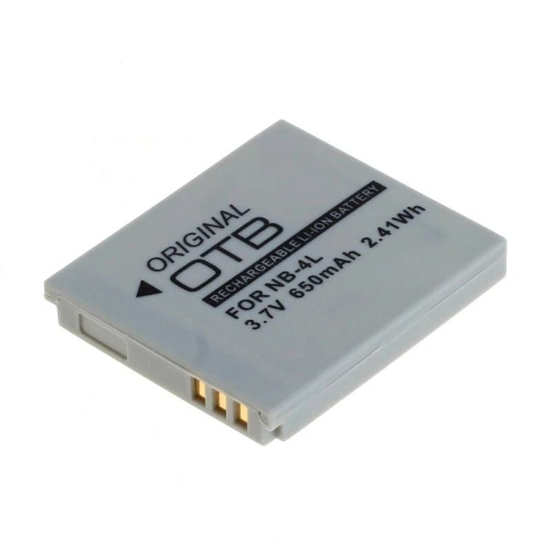 Akku für Canon Digital Ixus 115 220 230 255 HS Accu Batterie NB-4L - Bild 1 von 3