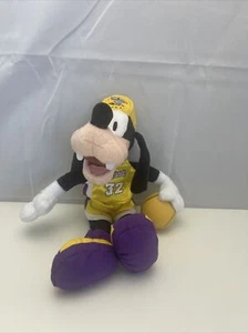 Disney GOOFY 12" Goliaths Basketball Player #32 Bean Bag Plush Toy Doll Rare - Picture 1 of 7