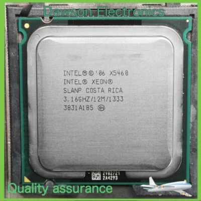 Intel Xeon X5460 Quad-Core 12MB 3.16GHz LGA 775 CPU SLANP Processor CPU - Image 1 of 4