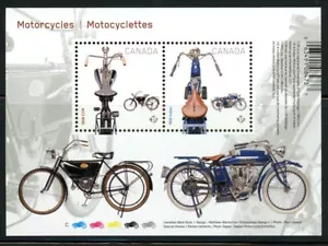 Canada - Foglio francobolli MNH Motociclo 2013 (#2646) - Foto 1 di 1