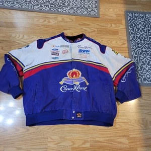 Vintage Jamie McMurray Jacket Coat Men's 6XL Crown Royal Nascar Roush JH Design - Picture 1 of 21
