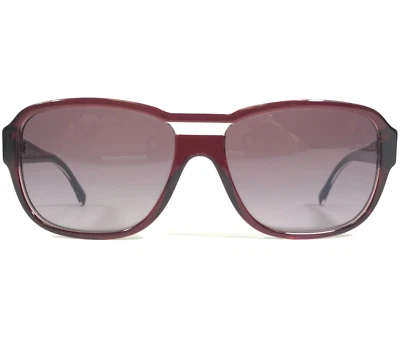 Chanel Sunglasses 5194 c.1261/3L Transparent Red Aviators with Purple Lenses - Image 1 of 4