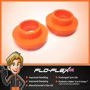 Arbustos aislantes de resorte superior trasero para Ford Fiesta MK7 en poliuretano Flo-Flex - Imagen 1 de 4