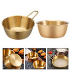  2 Pcs Stainless Steel Snack Bowl Pinch Bowls Seasonings Heavy Duty Metal