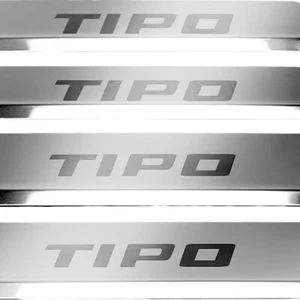 FIAT TIPO MK2 Plaques de seuil de porte   Acier inoxydable 304 Finition miroir - Imagen 1 de 3