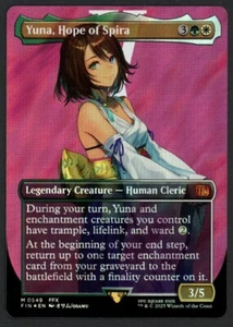 ***Surge FOIL Borderless Yuna, Hope of Spira*** MTG Final Fantasy Kid Icarus - Picture 1 of 2