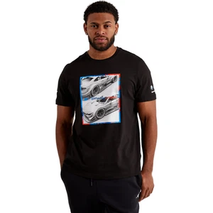Puma BMW Motorsport Graphic Tee Short Sleeve Black Men's Size 2XL $50 MSRP - Picture 1 of 3