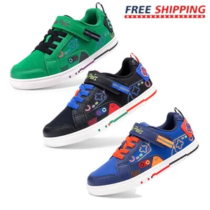 US Toddlers Boys Kids Casual Shoes Playful Fun Cartoon Walking Fashion Sneakers - Picture 1 of 28