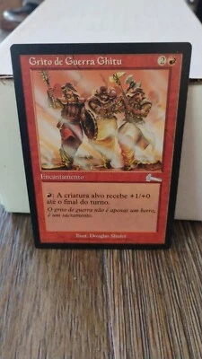 GHITU WAR CRY Magic the Gathering MTG 1999 SPANISH Version Trading Card 78/143 - Image 1 of 2