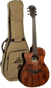 GUITARE ELECTRO ACOUSTIQUE AUDITORIUM GAUCHER PAN COUPE LAG SAUVAGE-L-ACE - Foto 1 di 4