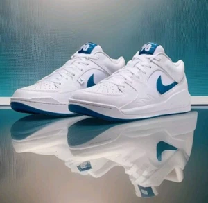 NUEVO Hombre (ELIGE TALLA) NIKE JORDAN Stadium 90 DX4397-114 BLANCO/AZUL INDUSTRIAL - Imagen 1 de 20