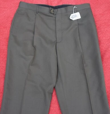 CLAIBORNE плиссированные передние брюки для мужчин W38 X L32. ЯРЛЫК NO. 423i - Изображение 1 из 4