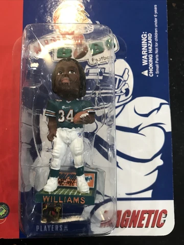 Ricky Williams Miami Dolphins mini bobblehead retro foco Cover