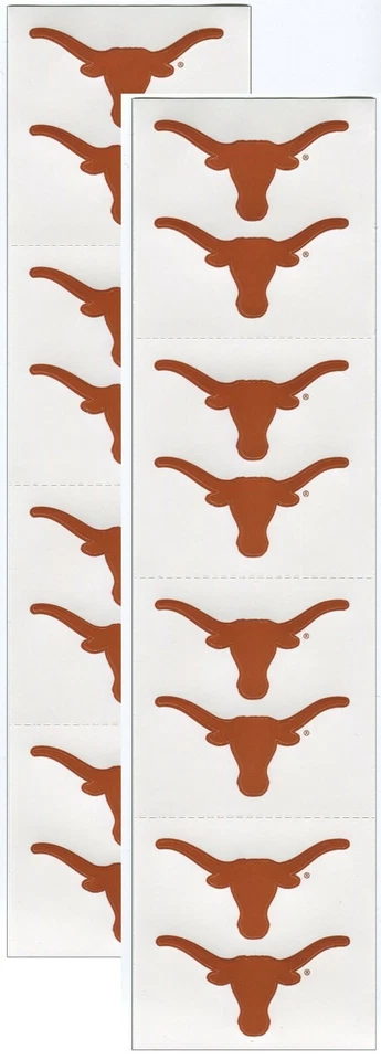 University of Texas LONGHORNS 16/pk NCAA Logo Scrapbook Stickers Sports Solution