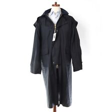 COUNTRY HERITAGE Gr L Waxed Duster Trench Gewachste Jacket Made in UK Blau Blue