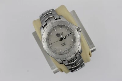 Reloj de cuarzo Tag Heuer WJ1114.BA0575 serie Link diamantes plata blanco Foto 1 de 4