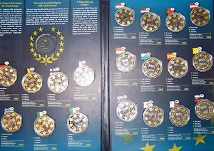 MEDAILLE EUROPA / EURO MÜNZE - ZUR AUSWAHL - MIT GOLD VEREDELT - SILBER AUFLAGE - Bild 1 von 2