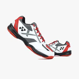 Yonex Power Cushion 39 Wide Badmintonschuhe (weiß/rot), US Größe 7,5 - Bild 1 von 5