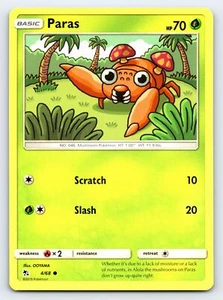 Tarjeta Pokémon Destinos Ocultos Comunes Paras 4/68 - Casi nueva - Imagen 1 de 2