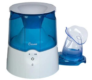 Crane 2-in-1 Warm Mist Humidifier & Personal Steam Inhaler 0.5 Gallon, Open Box - Picture 1 of 3