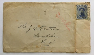 Hawaii #39 5 centavos Rey Kamehameha en portada postal usado 1892 Foto 1 de 2