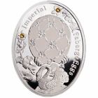 2012 Niue $1 Swan Egg - Imperial Faberge Eggs Proof Silver Coin