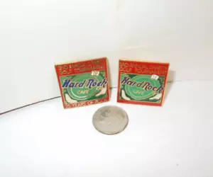 2 VTG. Hard Rock Cafe Lapel Pins 2ND & 3RD Annual Charity Golf Tournament 19TH - Picture 1 of 6