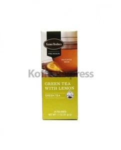Té verde premium Farmer Brothers con limón, caja de 25 ct - Imagen 1 de 3
